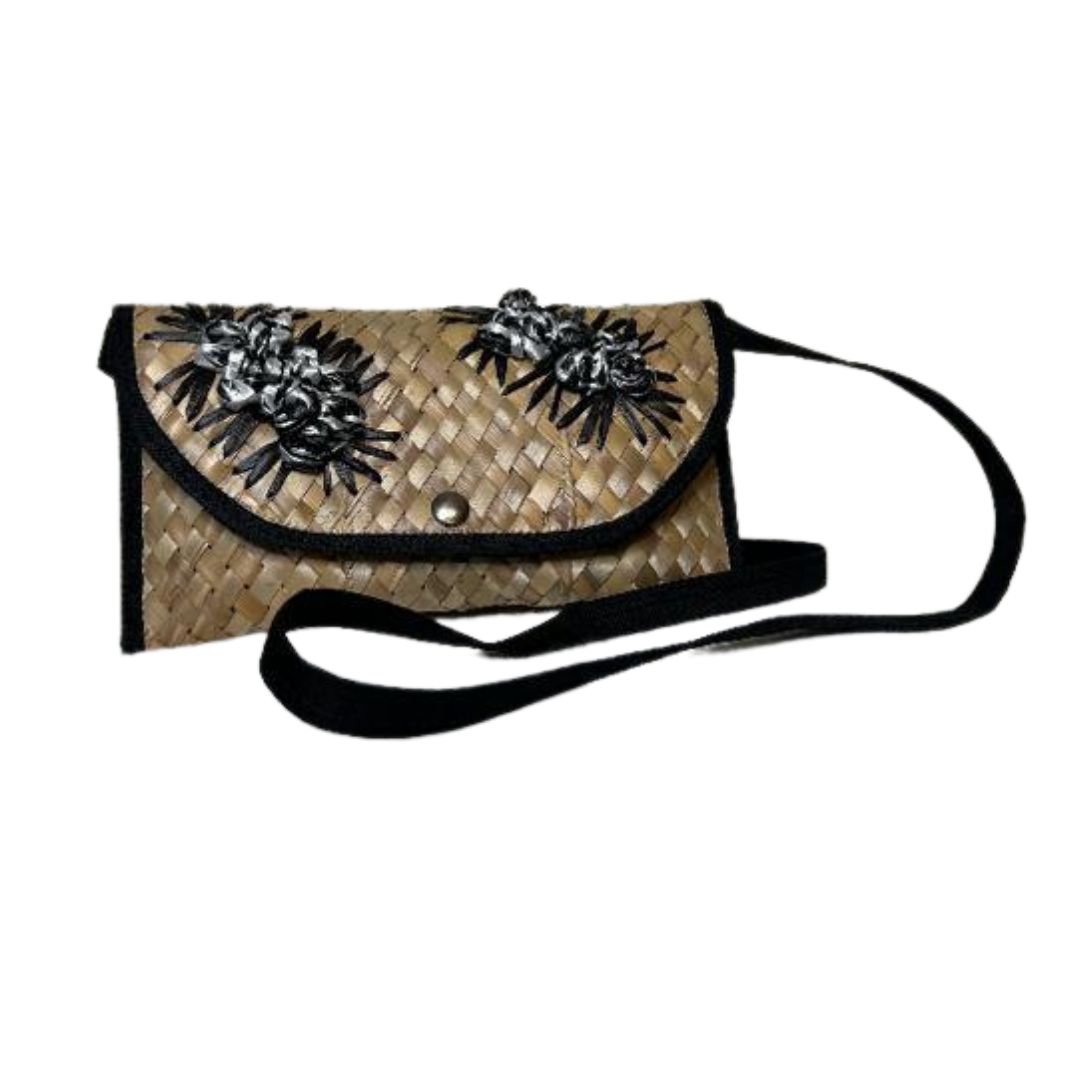 Straw Clutch Purse